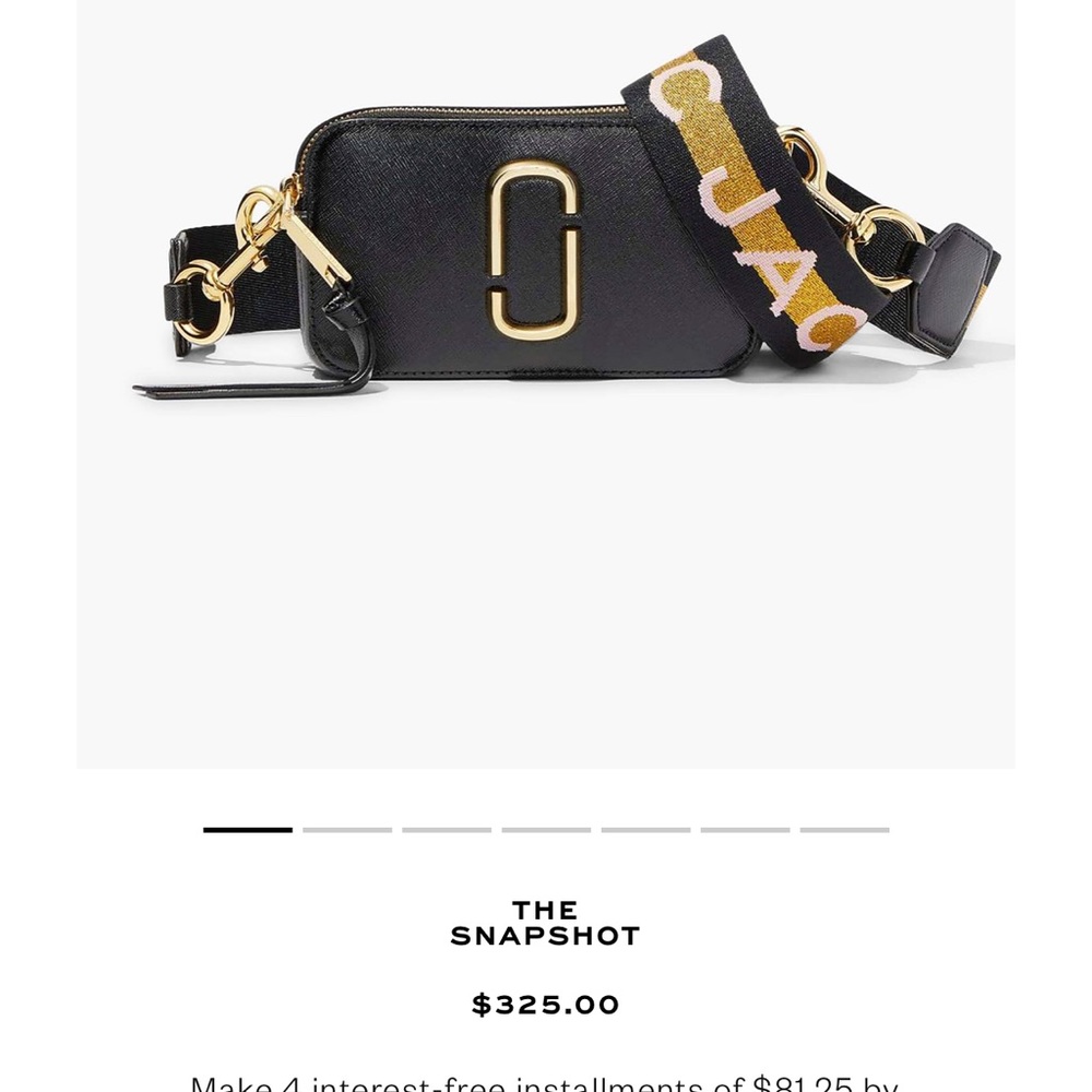 Marc jacobs snapshot bag perfect condition